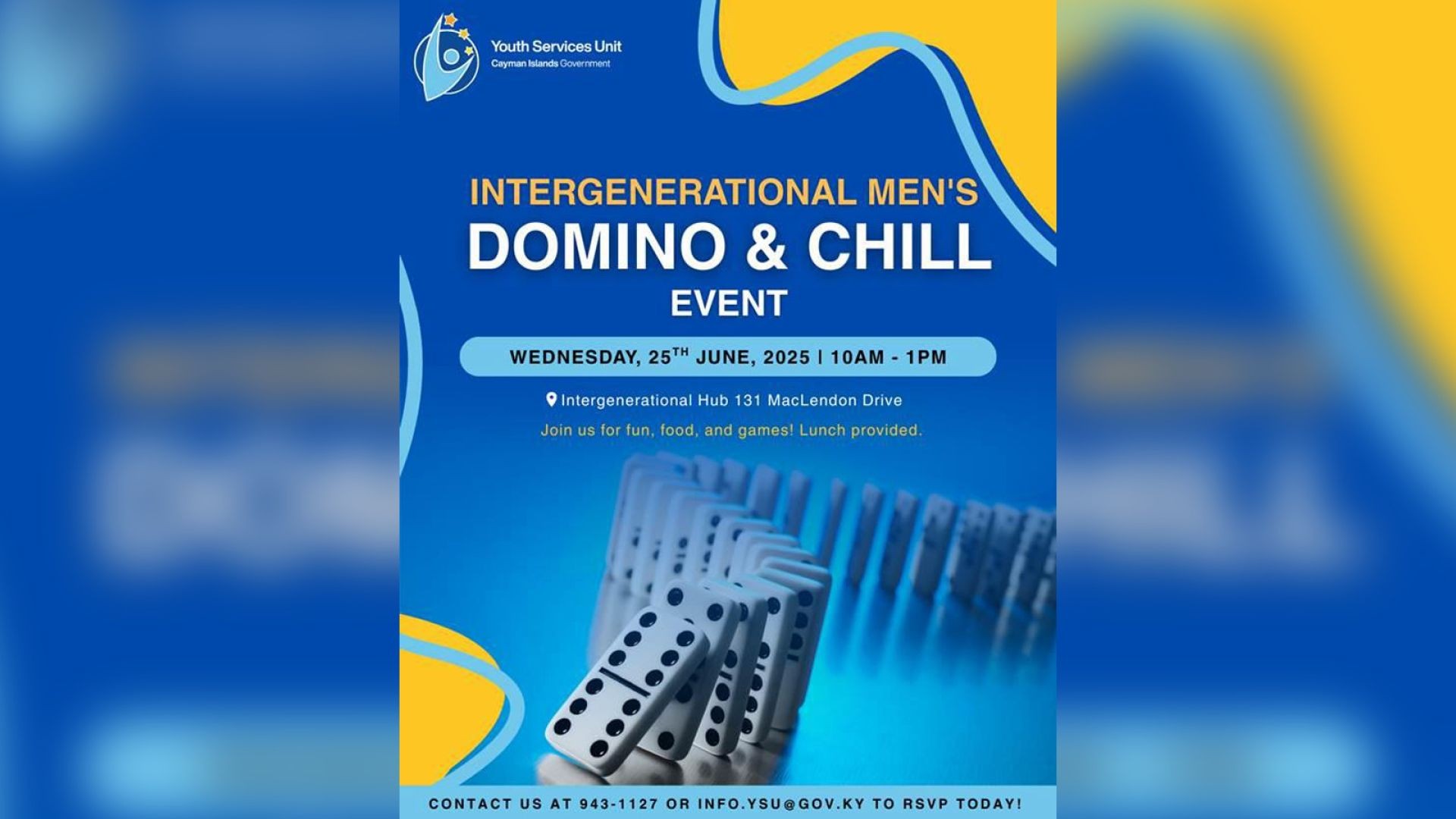 International Men's Domino & Chill Event
