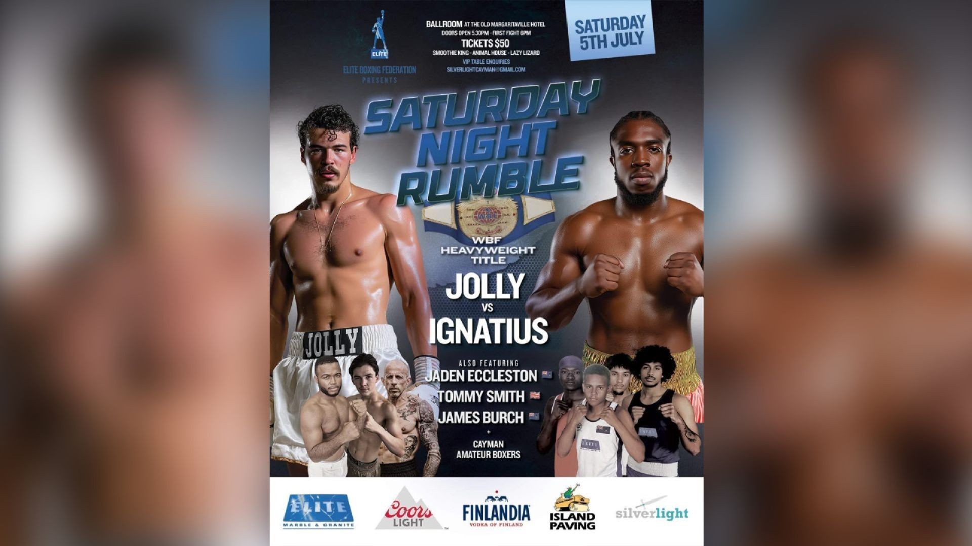 Saturday Night Rumble 5th July 2025