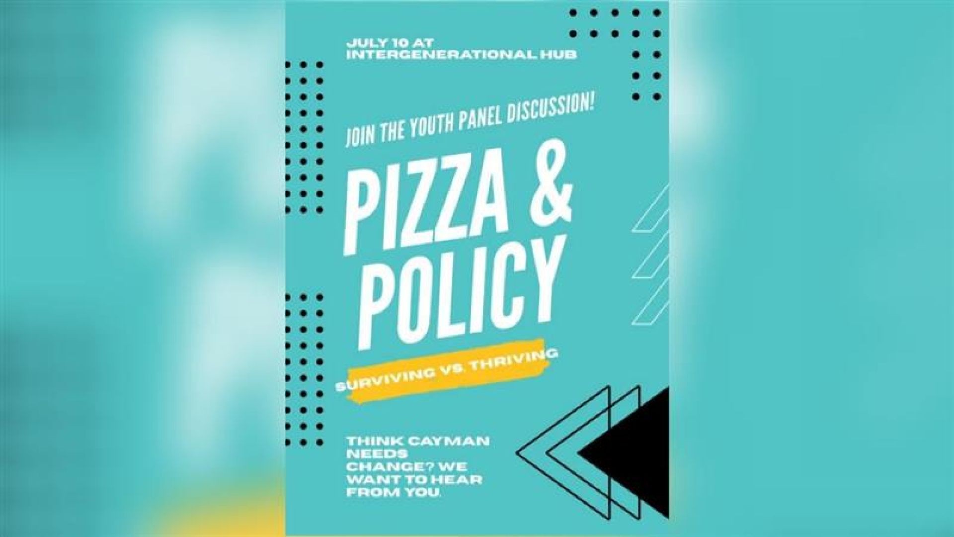 Pizza & Policy Surviving VS. Thriving