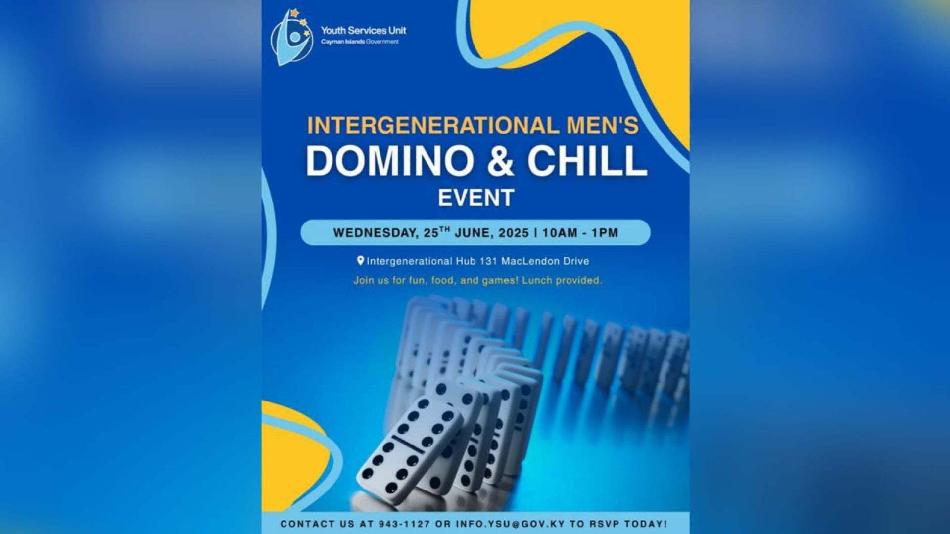 International Men's Domino & Chill Event