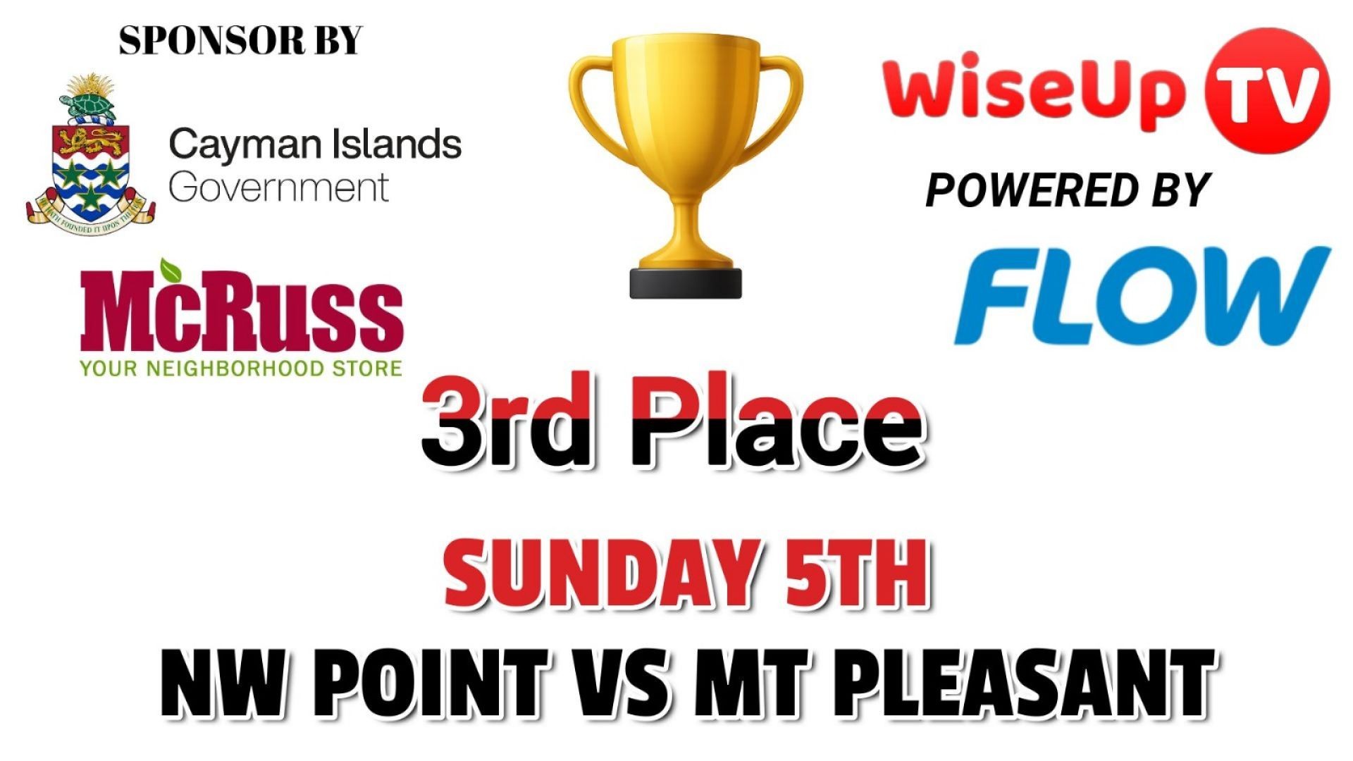 3rd Place Sunday 5th Bousn Bay VS WB Central